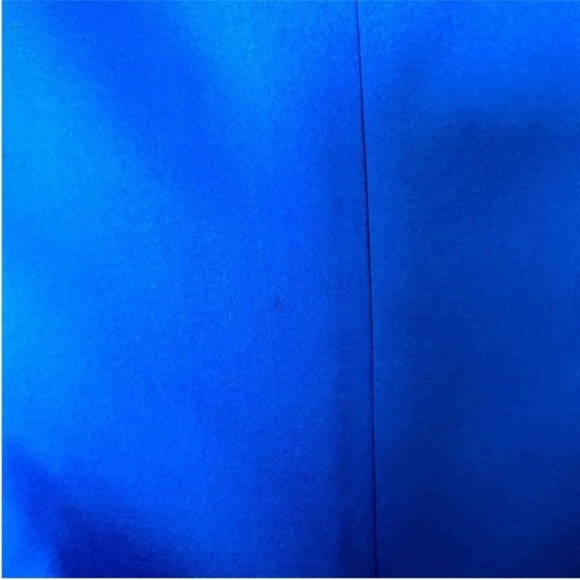 Alexander McQueen Silk Cap Sleeve Mini Cocktail Dress Blue - Picture 8 of 9